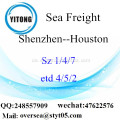 Shenzhen-Hafen LCL Konsolidierung nach Houston